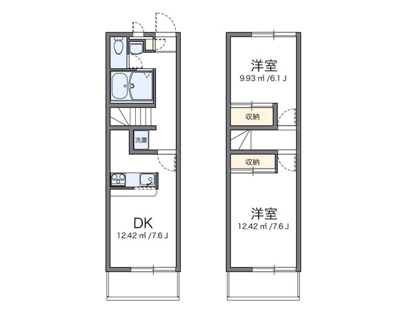 鳥取ノ荘駅 徒歩11分 2階の物件間取画像